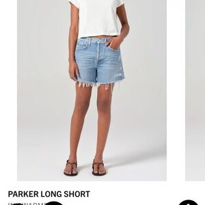 Agolde Parker long shorts